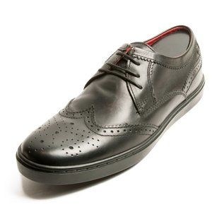Base London Black Oxford Shoes